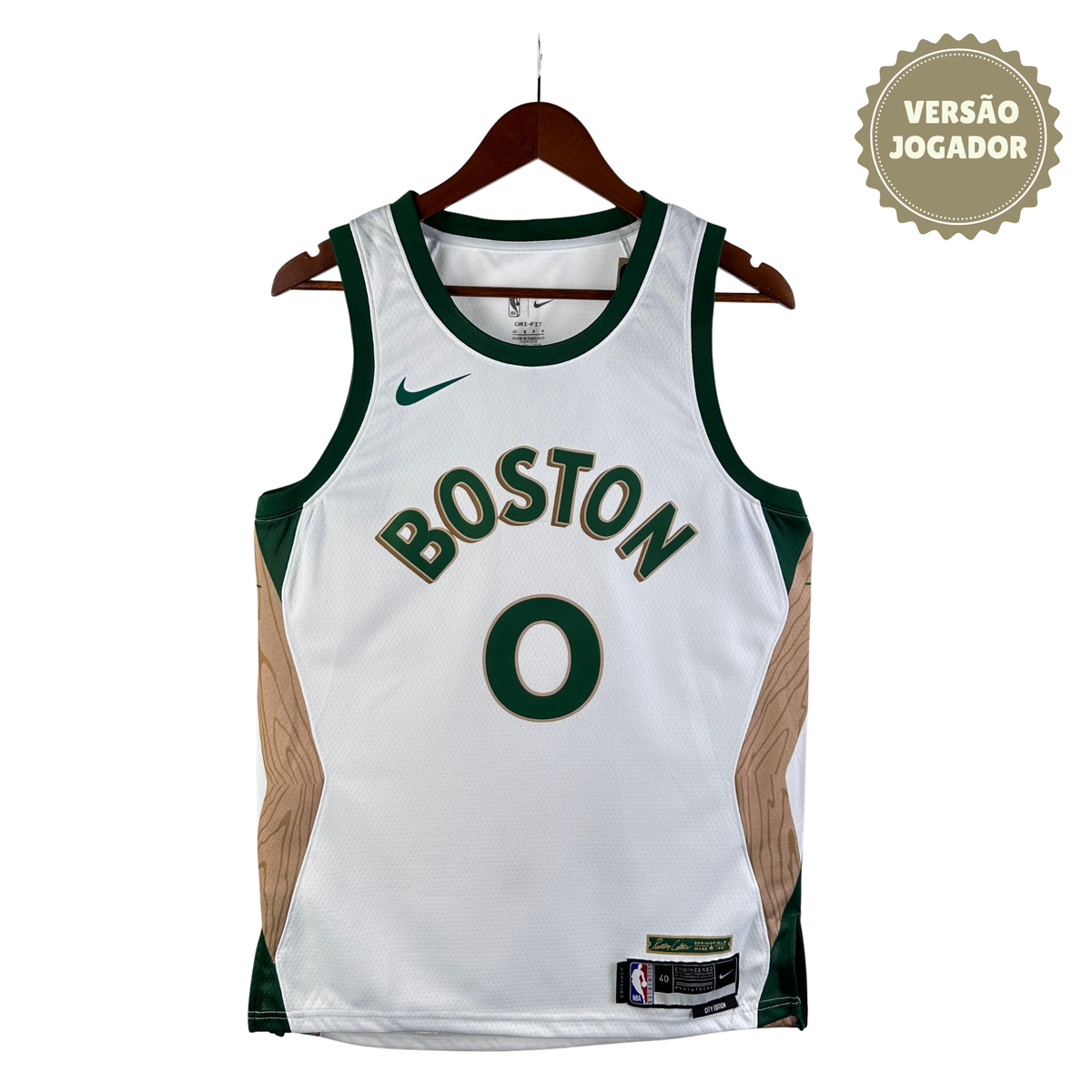 Camisa Boston Celtics Tatum Branca 2024